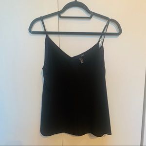 Aqua (Bloomingdales) Black Spaghetti Strap Cami
